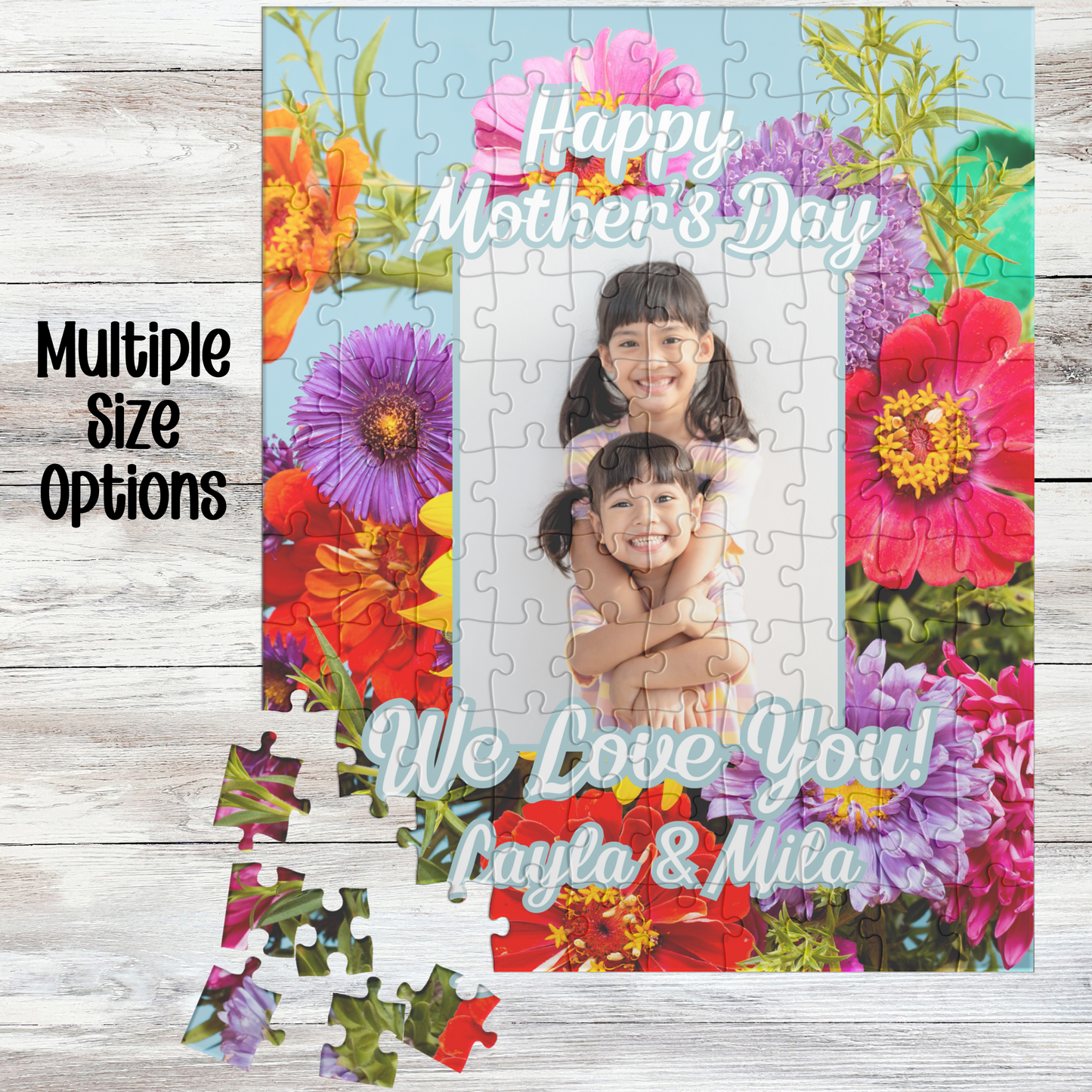 photo puzzle custom jigsaw puzzle gift for mothers day present from kids moms birthday gift unique present for her picture puzzle personalized puzzle for her surprise puzzle gift 500 piece puzzle large piece puzzles for kids with photo