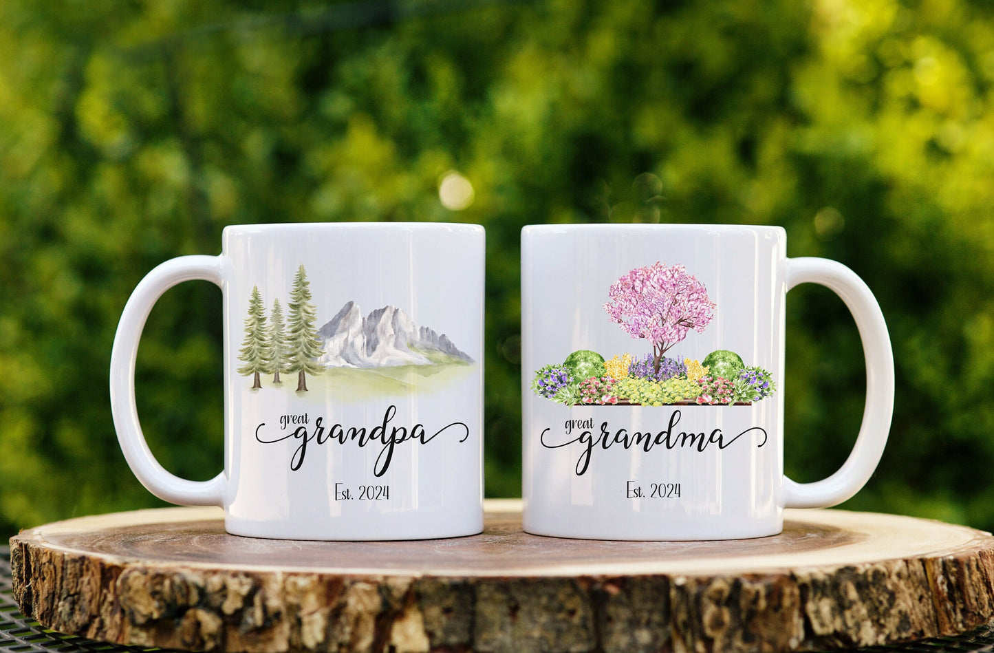 Great Grandparents Mug Pregnancy Announcement Grandma and Grandpa Promotion Gift