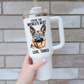 Dog Mom Tumbler Personalized with Name