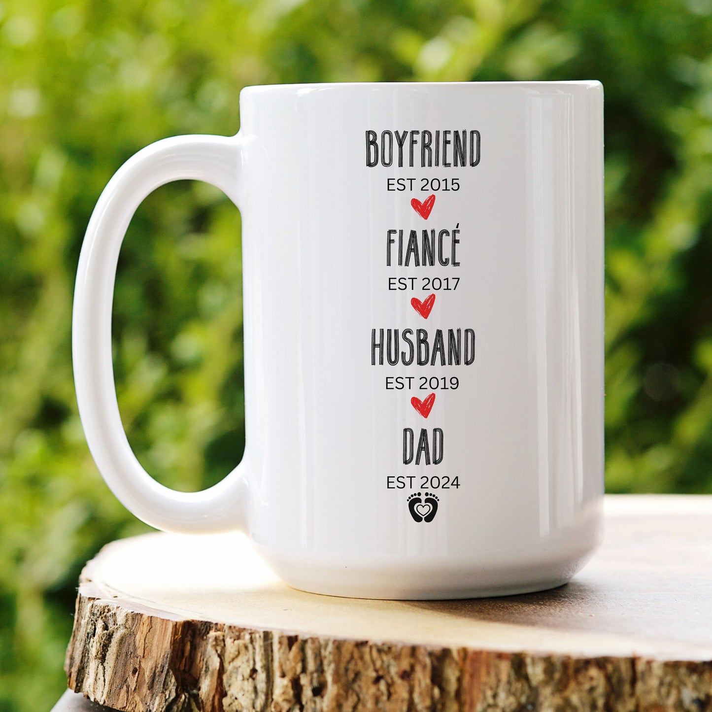 First Time Dad Mug Pregnancy Announcement Gift for Dad