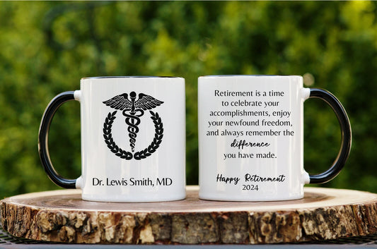 Personalized Coffee Mug for Doctor Retirement