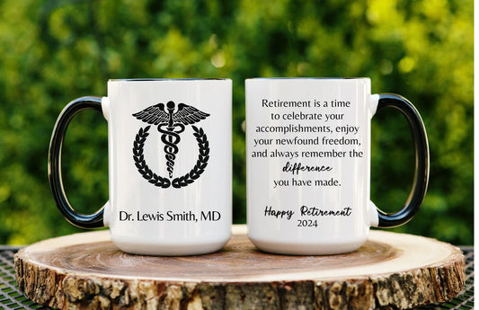 Personalized Coffee Mug for Doctor Retirement