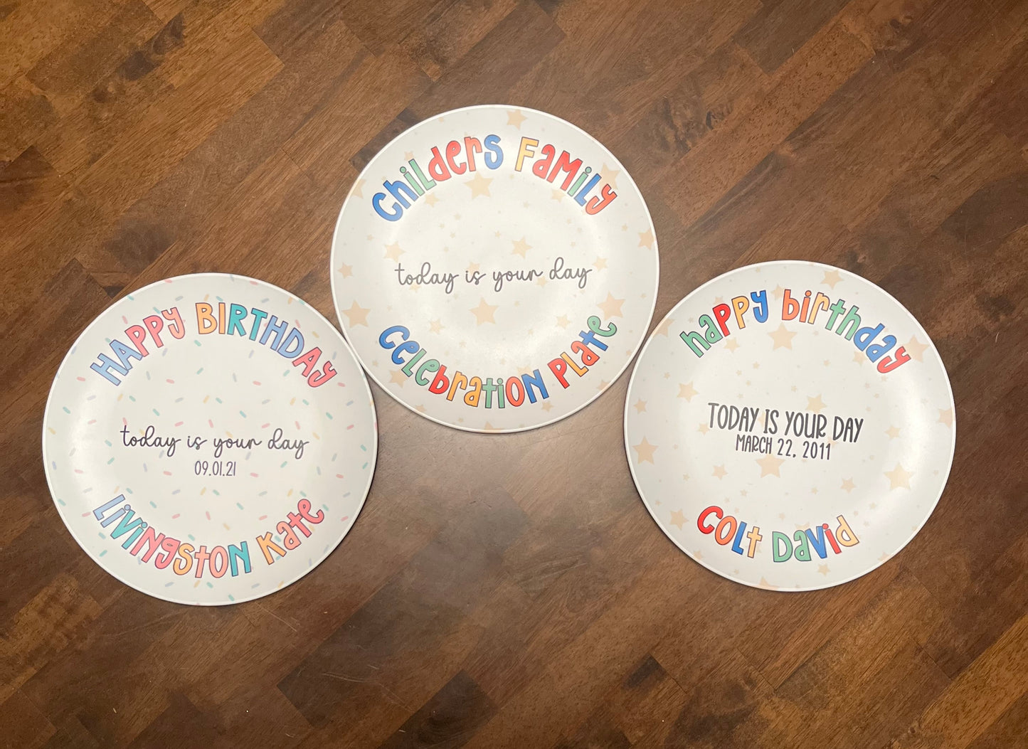 Birthday Plate Personalized with Name
