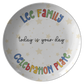 Family Celebration Plate with Family Name