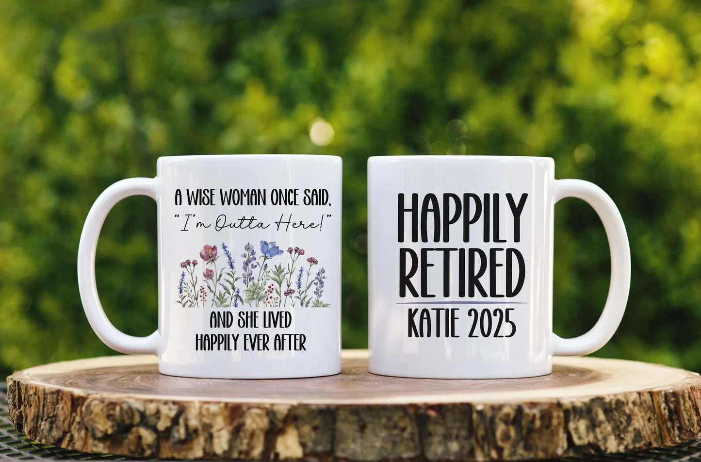 A Wise Woman Once Said Coffee Mug Personalized Retirement Gift for Women