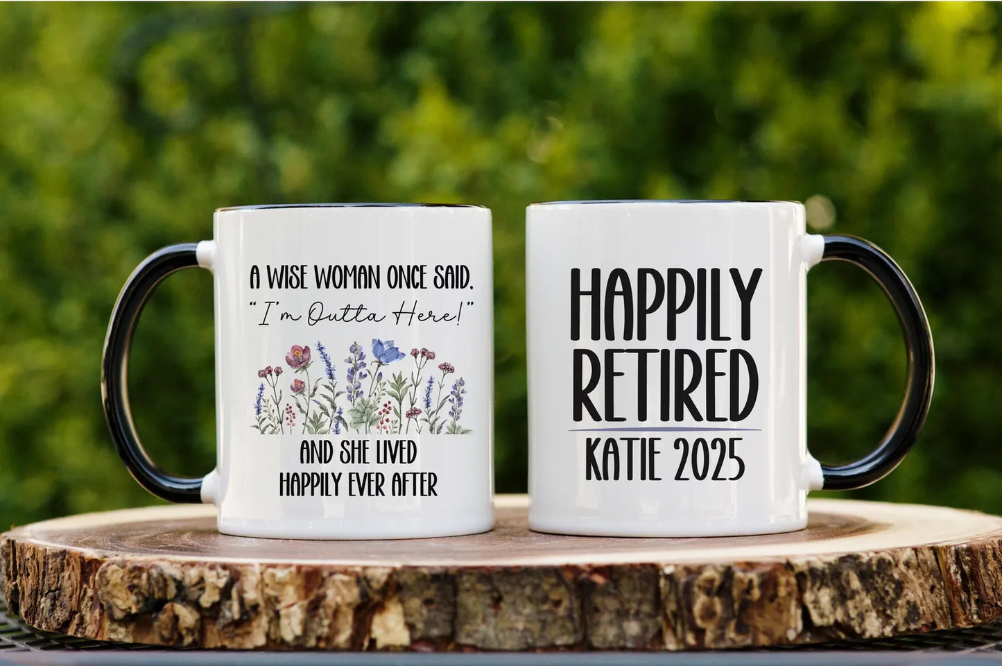 A Wise Woman Once Said Coffee Mug Personalized Retirement Gift for Women