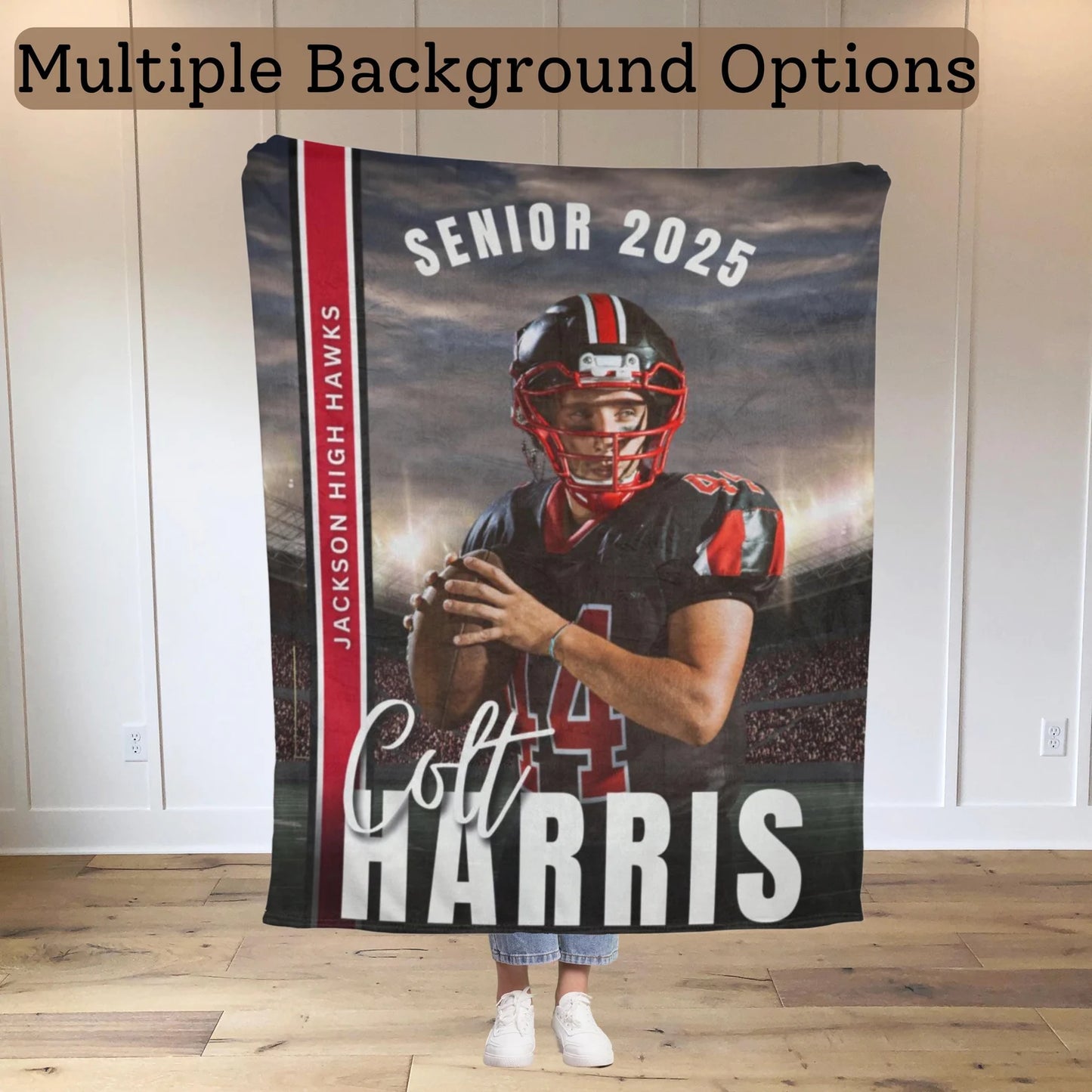 Graduation Photo Blanket Senior 2025 Graduate Gift