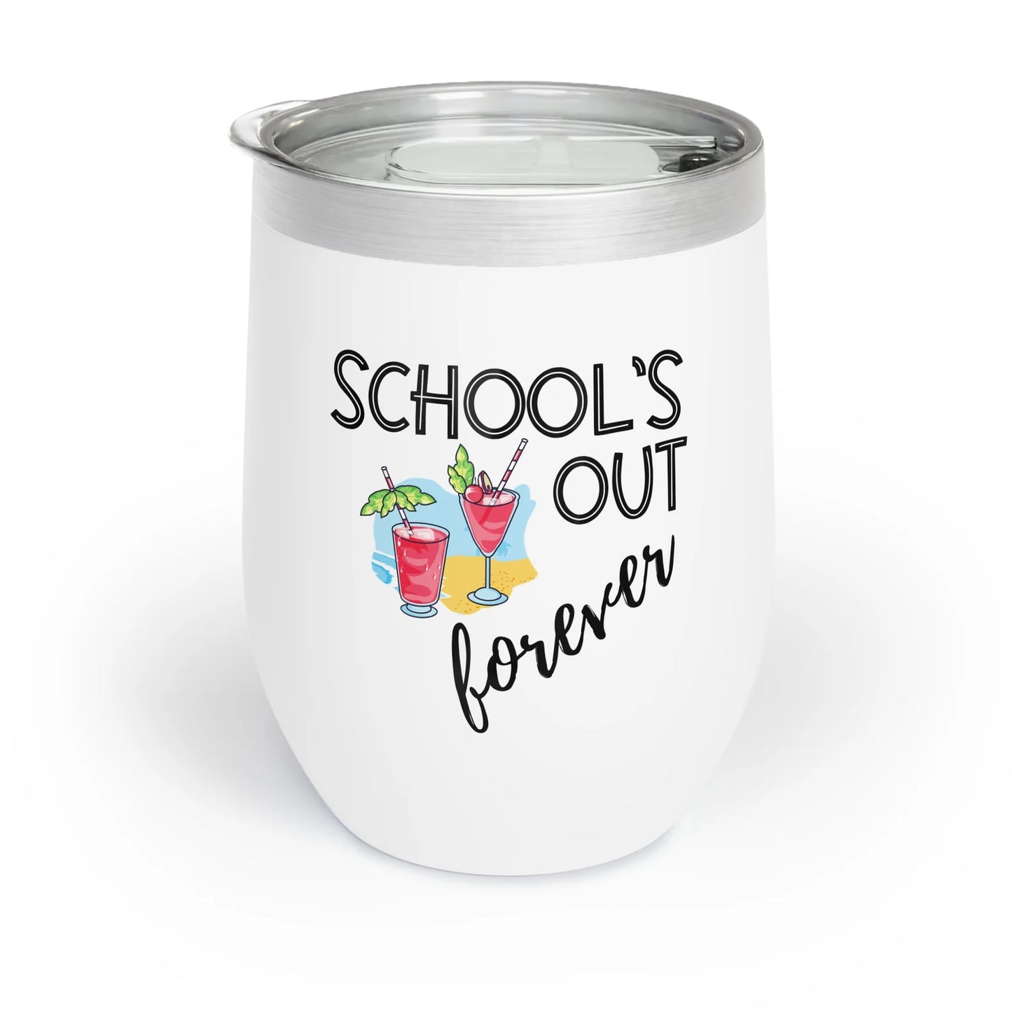 Personalized Teacher Tumbler Teacher Retirement Gift Schools Out Forever